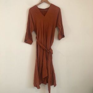 MNG suits burnt orange dress size 2